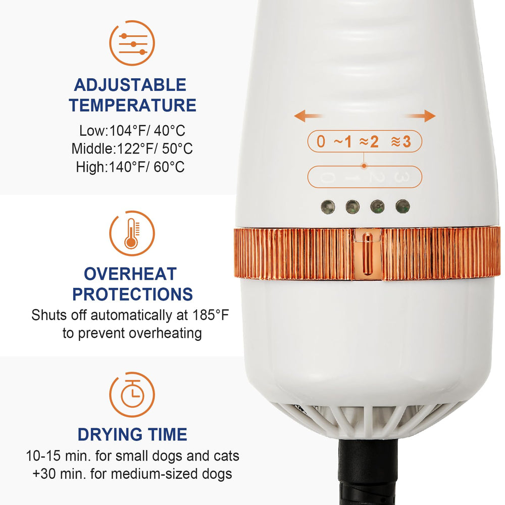 POPET 3-in-1 lightweight portable design enables grooming anywhere with ease.