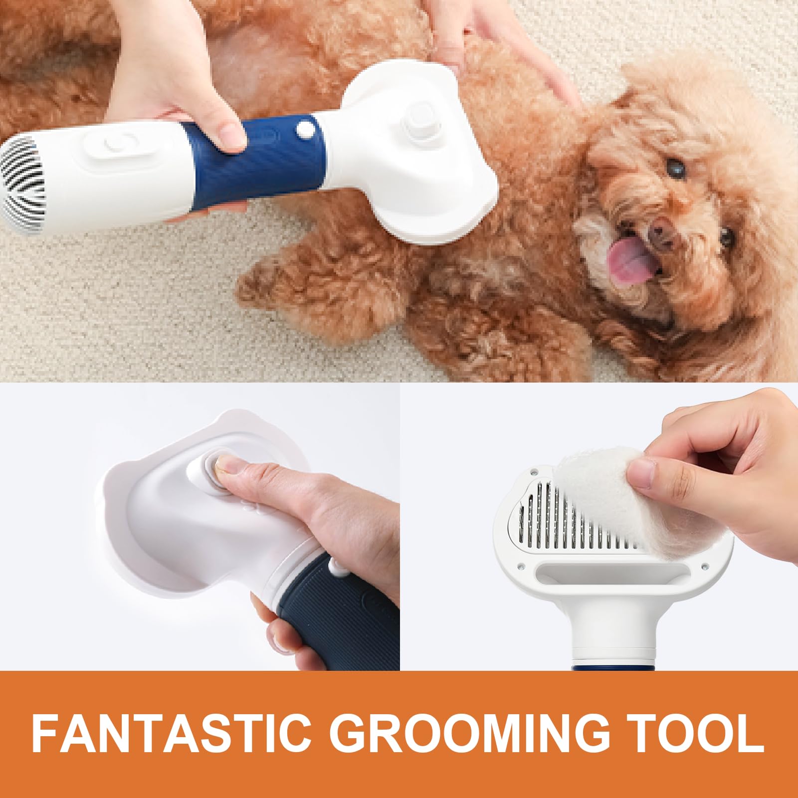 POPET lightweight travel-ready dryer with long cord for on-the-go grooming