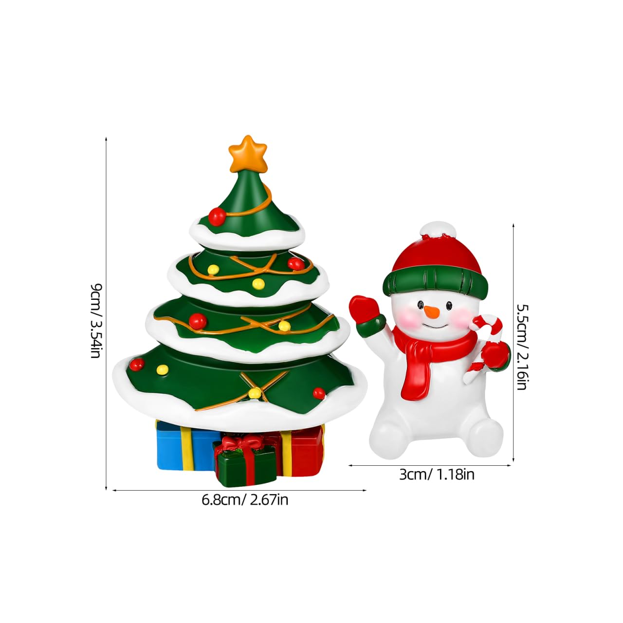 POPETPOP aquarium Christmas scene ornament adds festive ambiance