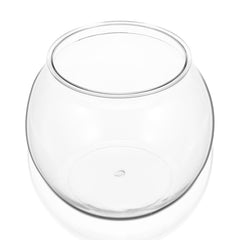 POPETPOP Betta bowl front view shows a clear, space-efficient home décor centerpiece
