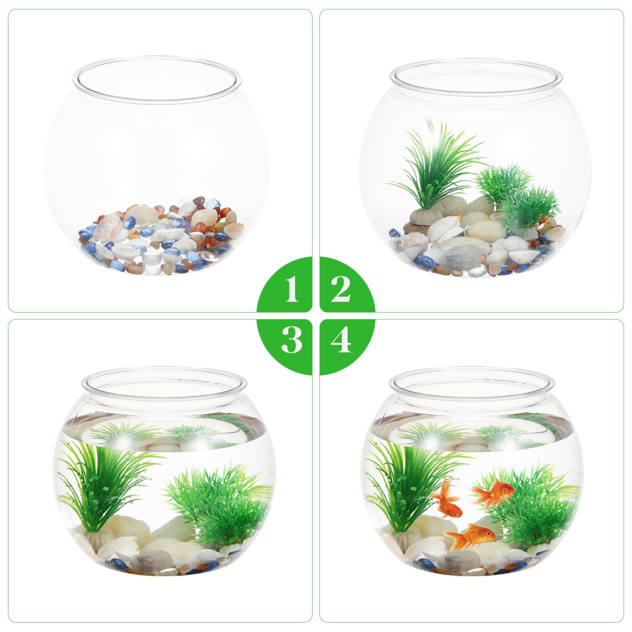 POPETPOP bubble vase centerpiece demonstrates DIY water garden potential