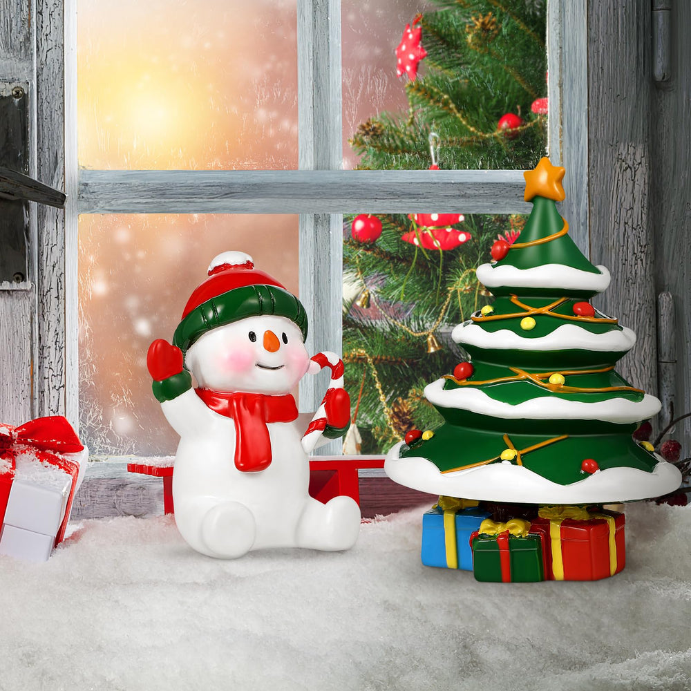POPETPOP Christmas aquarium tree brightens tank with seasonal color and charm