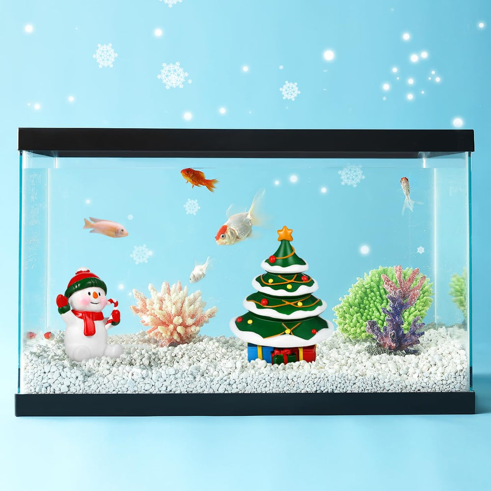 POPETPOP holiday aquarium landscape enhances tank focal point