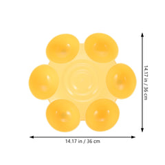 POPETPOP textured surface encourages slower eating for paced meals.