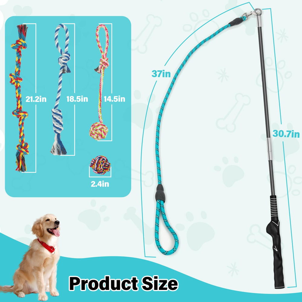 Popoko Flirt Pole durable metal pole delivers stable, rugged sessions.