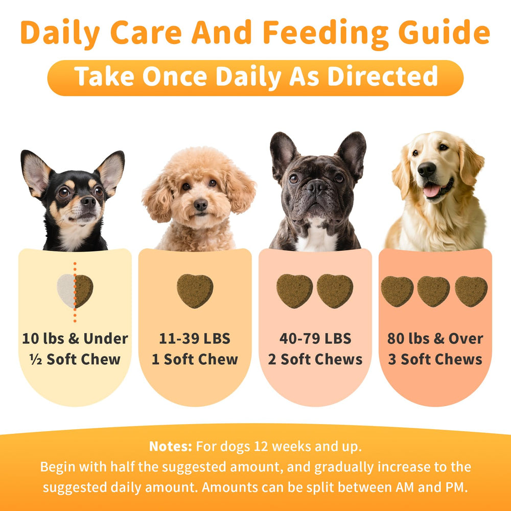 POPPAW chicken-flavor soft chews that dogs enjoy as a tasty daily supplement.