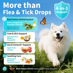 Poppaw drops mixed with food show easy daily feeding.