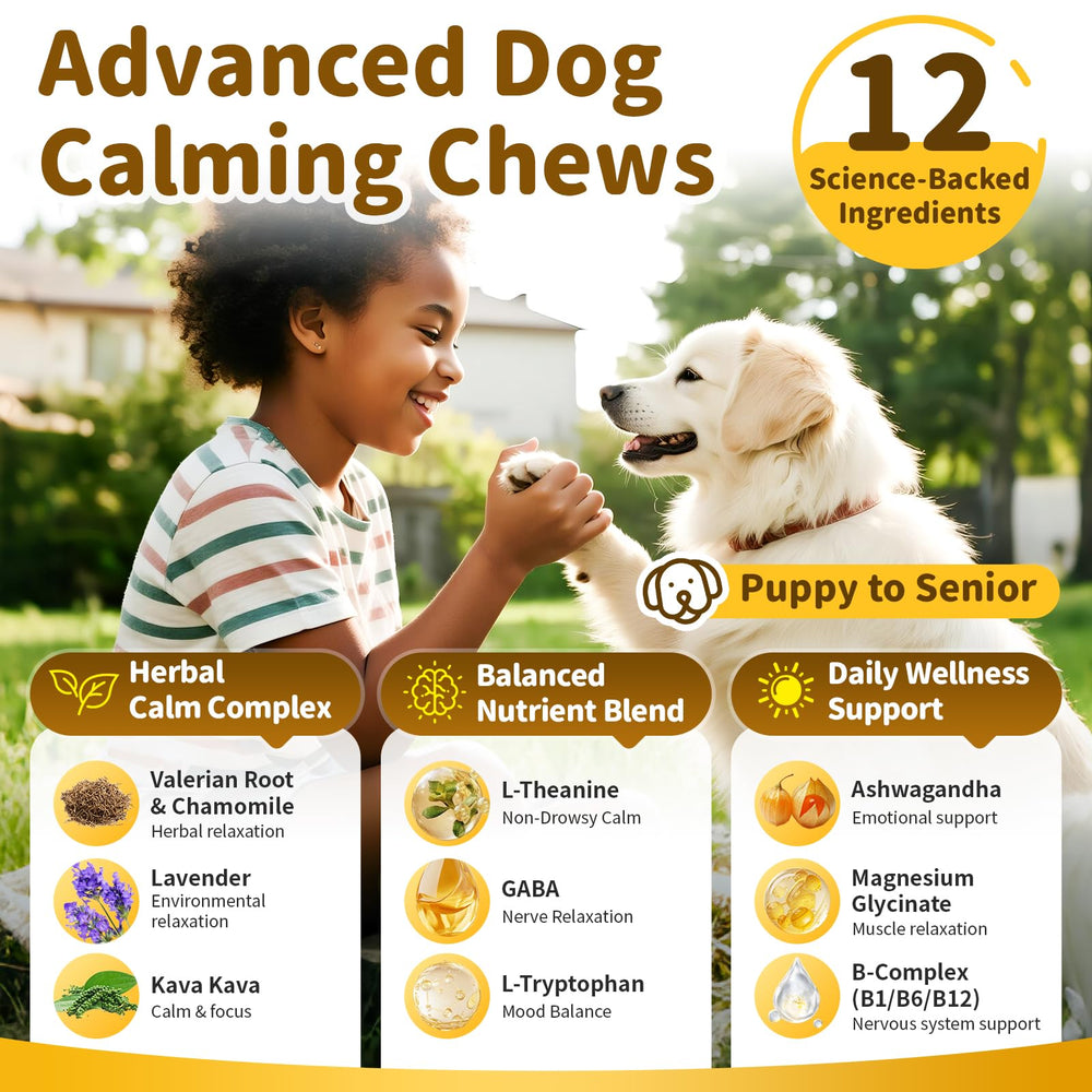 POPPAW Calming Chews soft bites closeup highlights bacon flavor for daily treats.