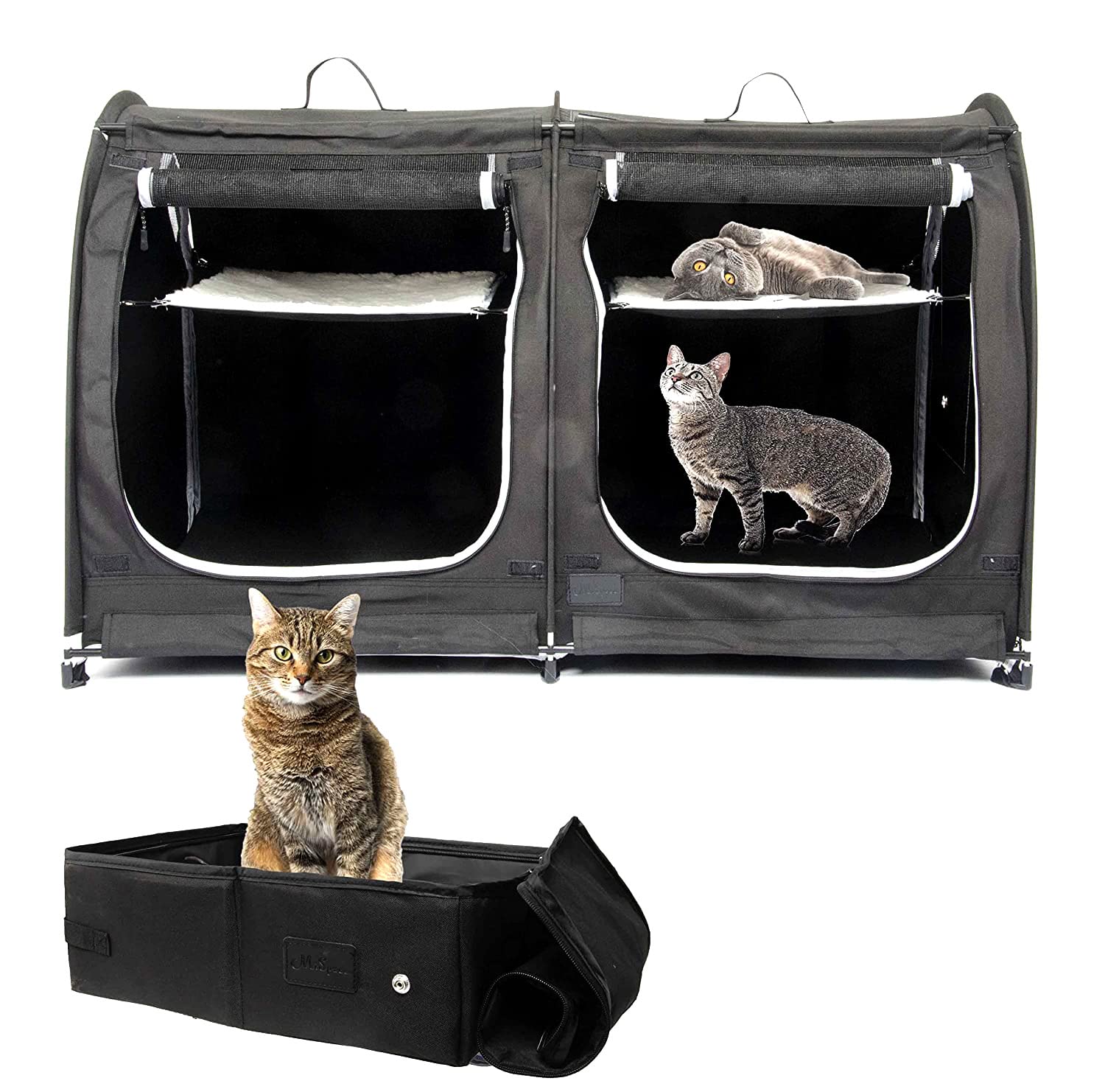 Porayhut Mispace collapsible cat condo frame for travel