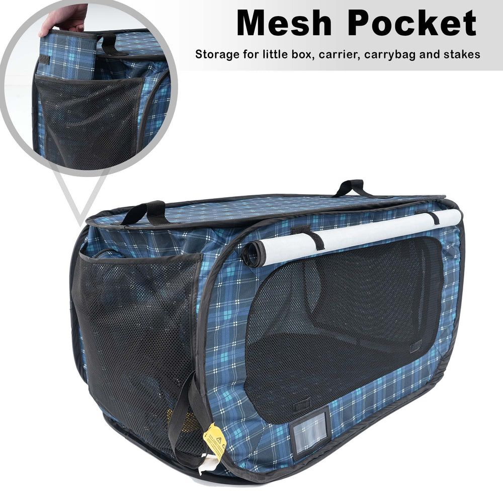 Porayhut high-density mesh ensures breathable ventilation for pets
