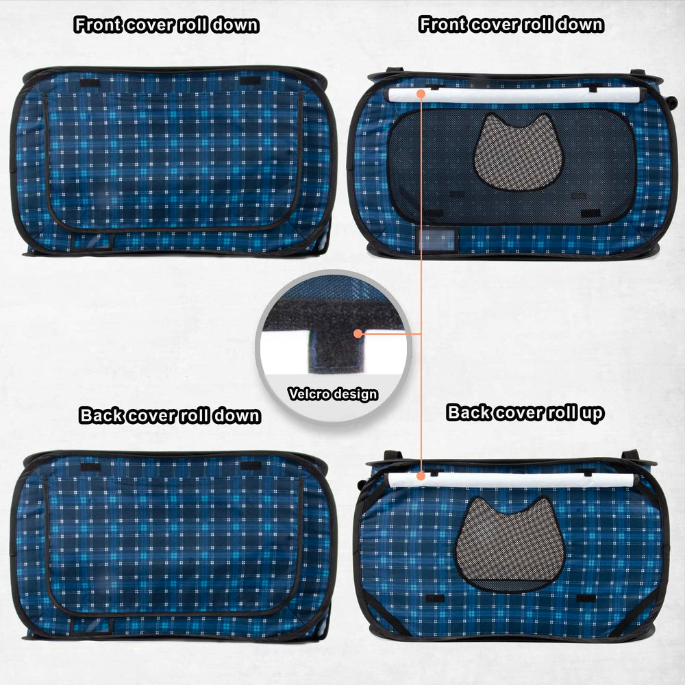 Porayhut carrier collapsed flat for easy storage after trips