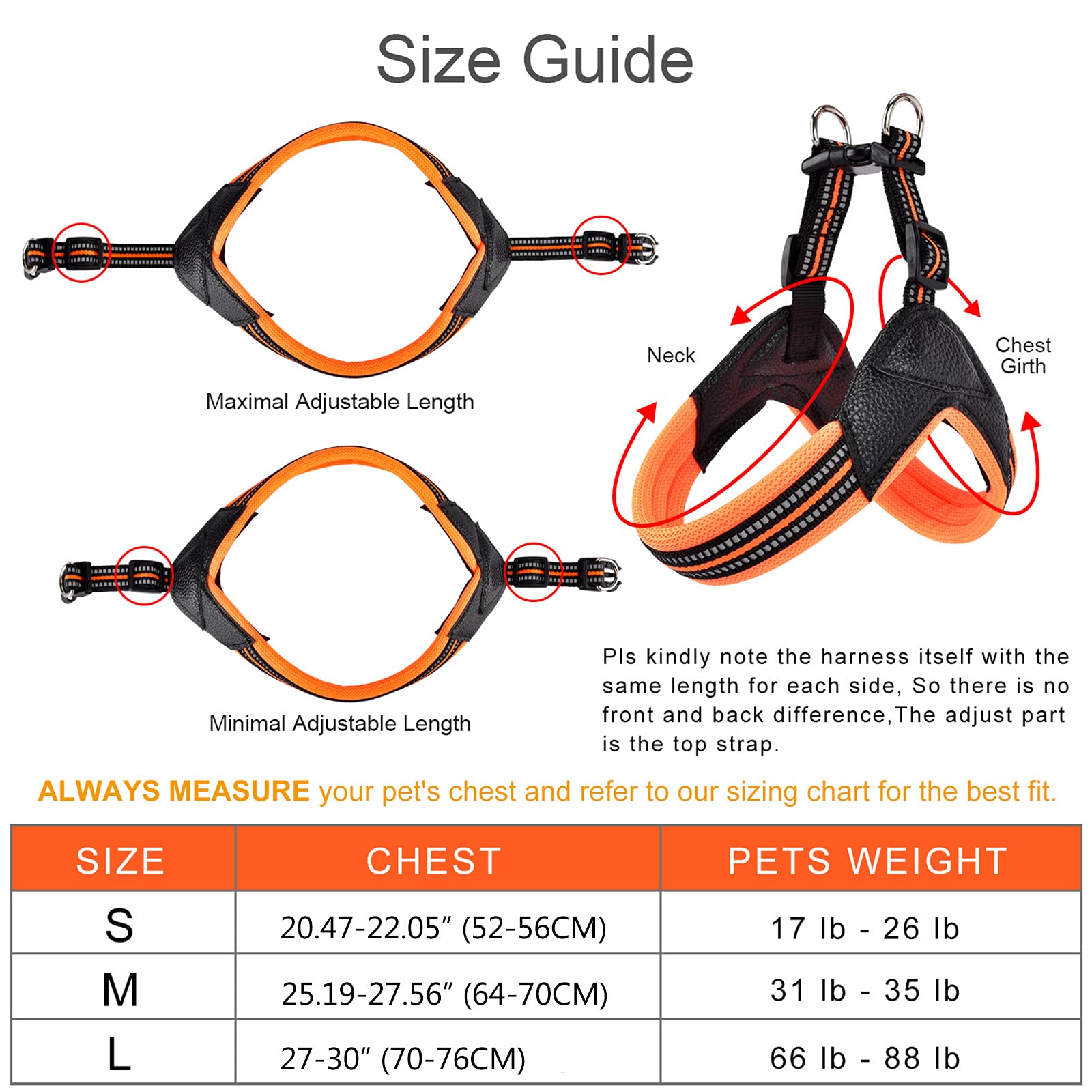 PORDLIE harness with 3M reflective straps improves night visibility