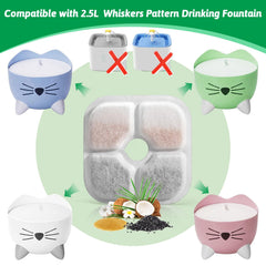 Porens triple-filtration layer close-up, cotton filter captures hair