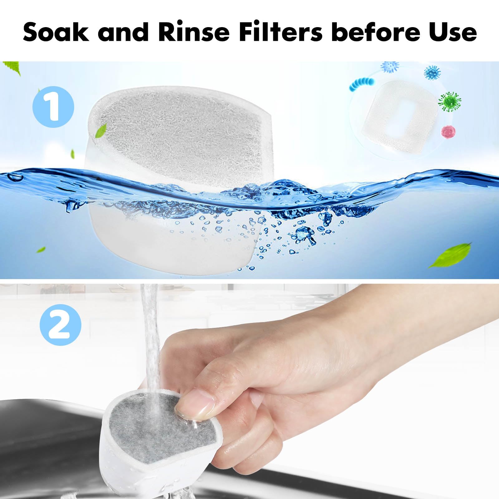 Porens packaging includes filters and user-friendly usage guidelines
