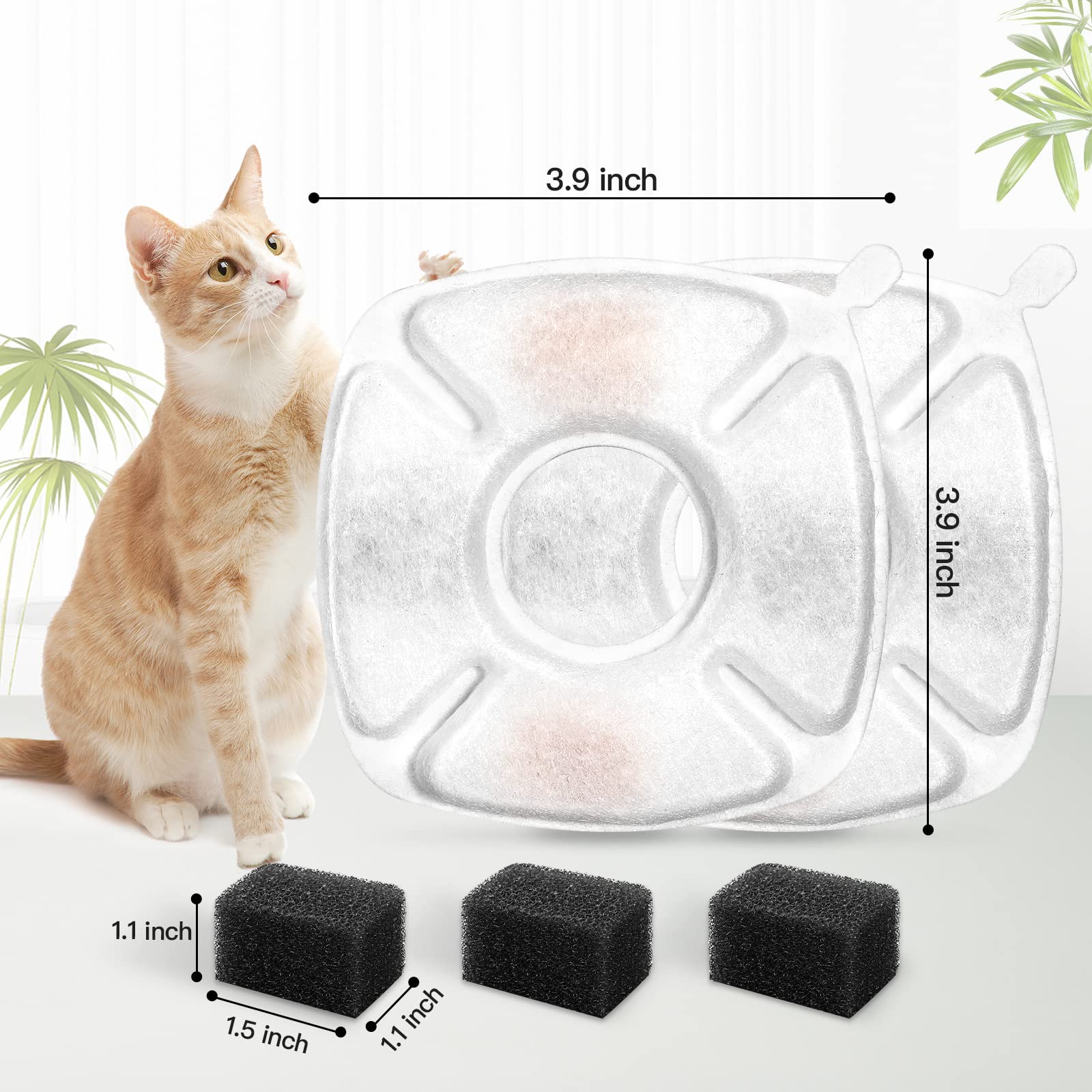 Porens pre-filter sponges protect filters and extend life.