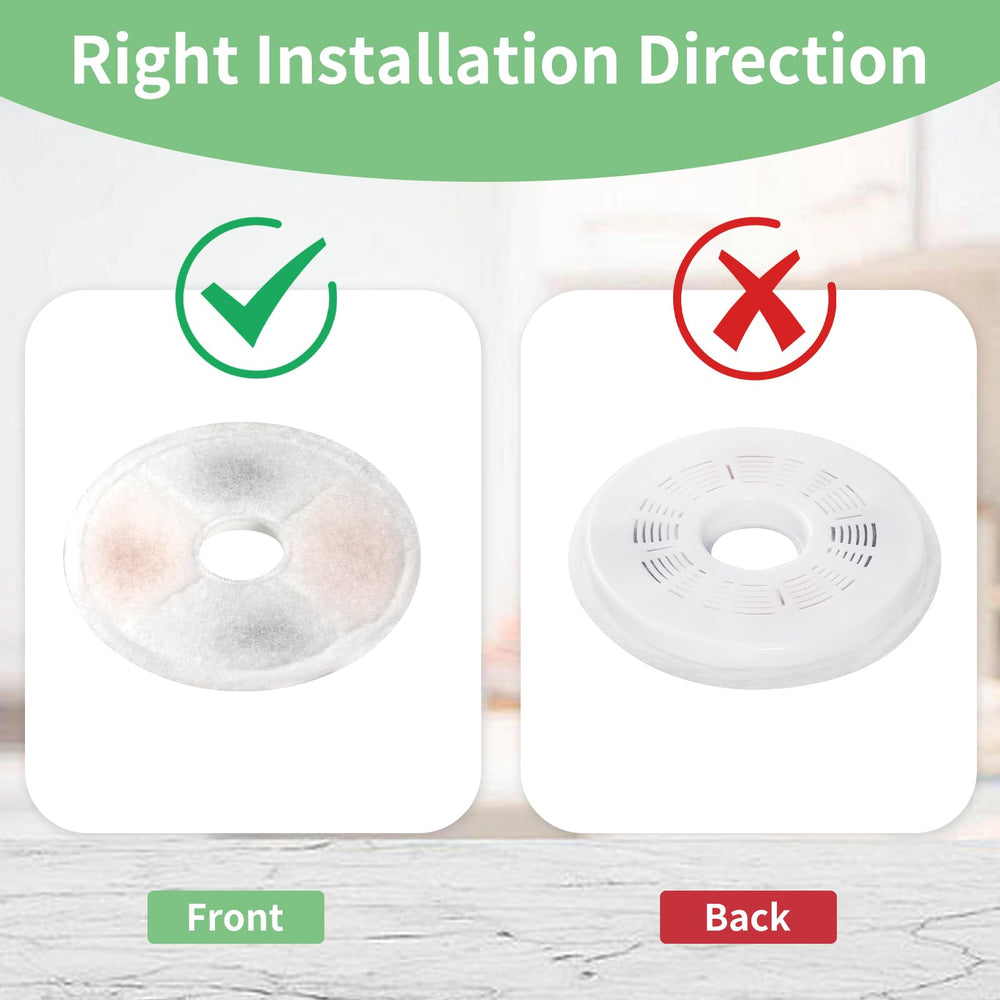 Porens replace filters every 2-4 weeks for consistent water quality.