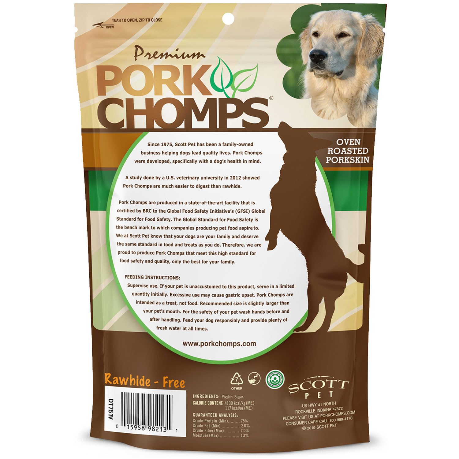 Pork Chomps dog enjoys mini twist chew, ideal for long-lasting chewing sessions.