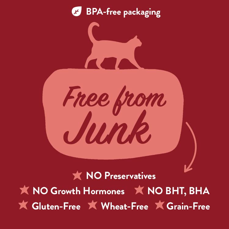 Portland Pet Food Company cat pouch ingredients—human-grade, eight-ingredient recipe.