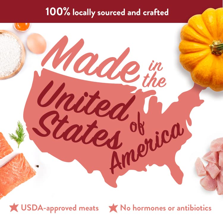 Portland Pet Food Company USA-made label – gluten-free and grain-free ingredients for sensitive cats.