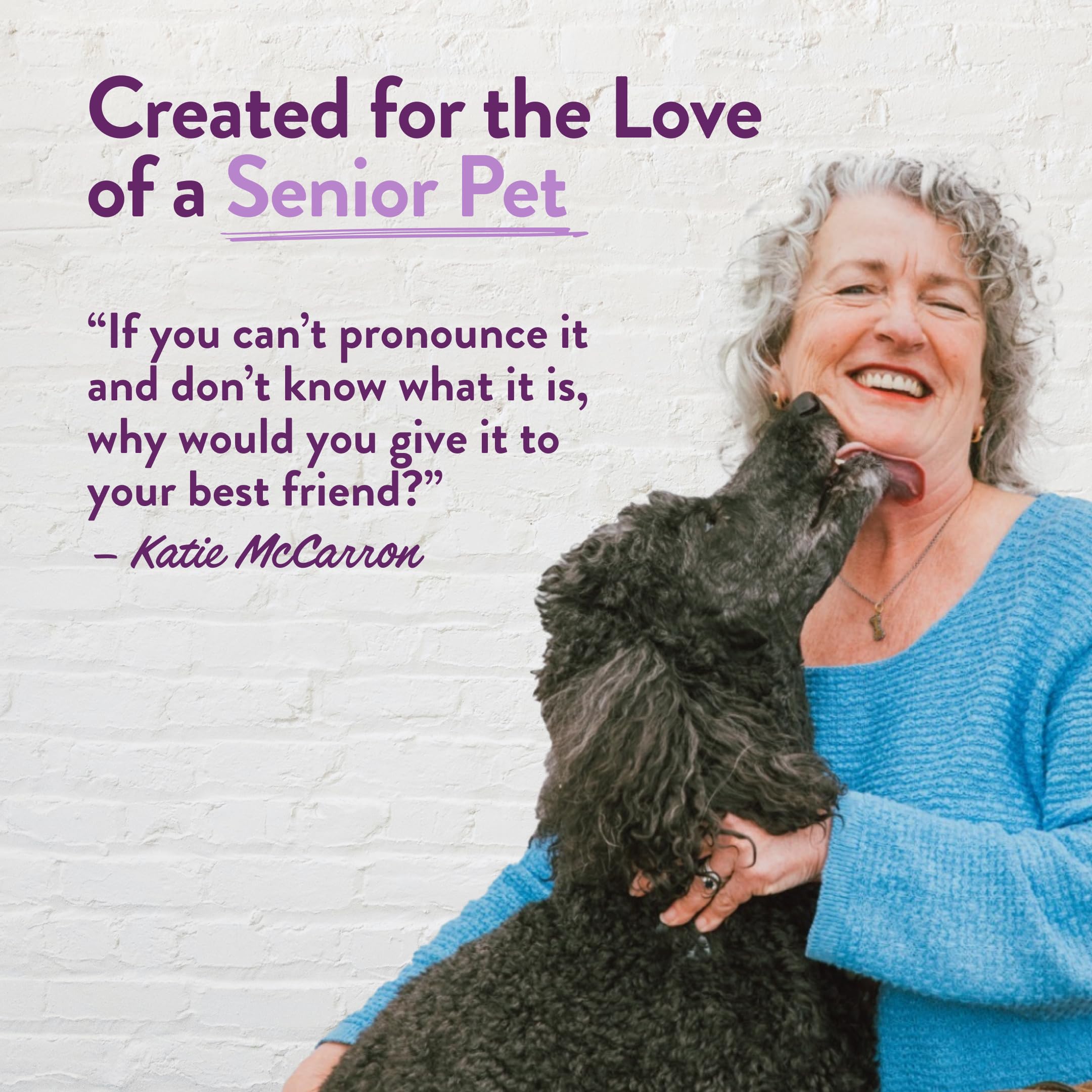 Portland Pet Food Company Winnie's Lamb N Rice puppy-and-senior friendly display highlights versatile feeding for all life stages.