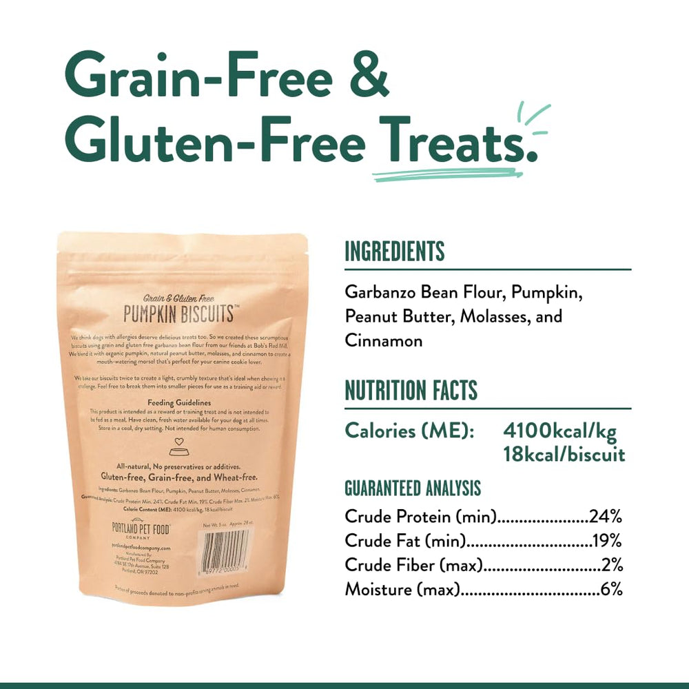 Portland Pumpkin Dog Treats snack-size bites ideal for training sessions.