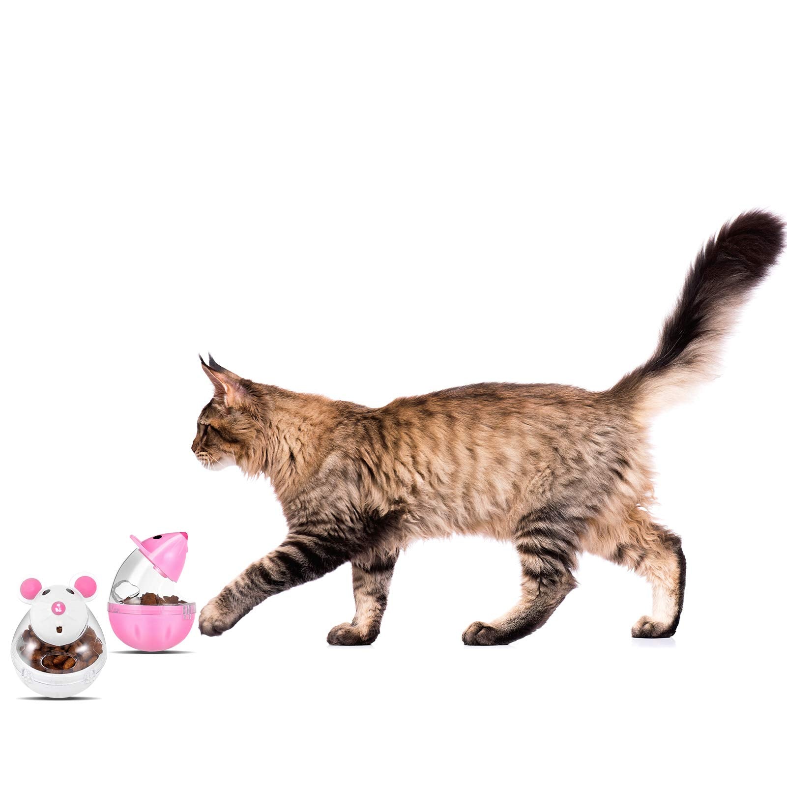 Portown Lightbox pink open-lid demonstrates snack loading during play.