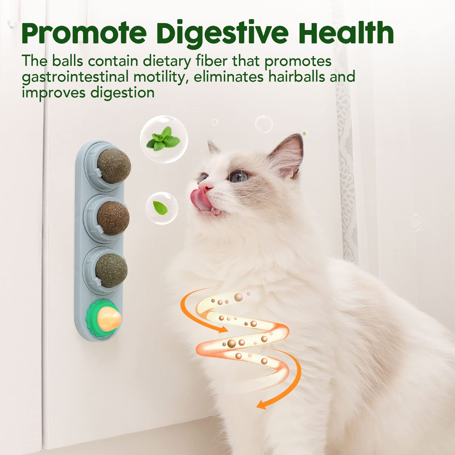 Potaroma breath-freshening dental-ball highlights teeth-cleaning and oral health support.