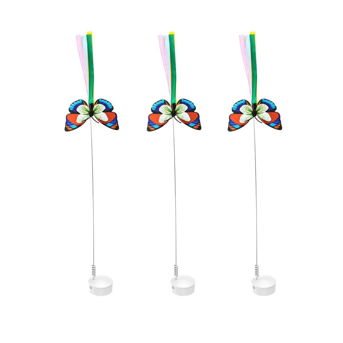 Potaroma butterfly refill close-up for extended cat play sessions.