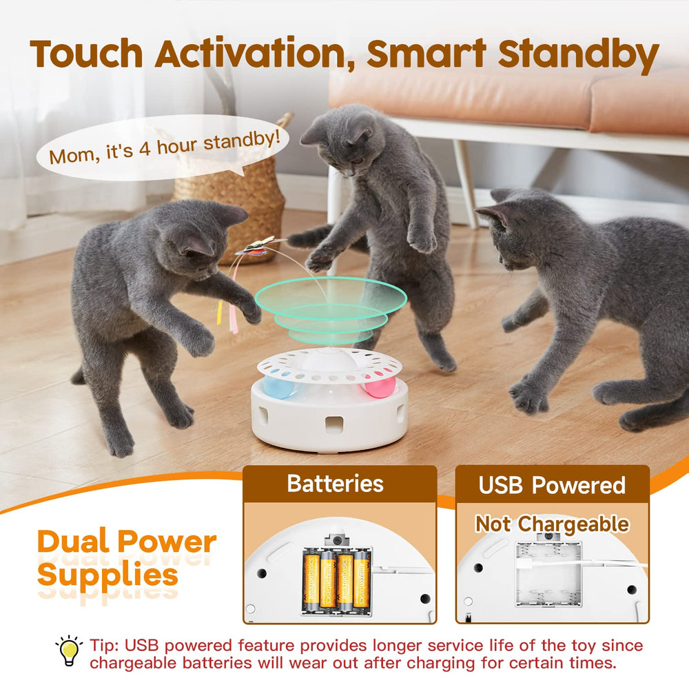 Potaroma indoor exercise kicker keeps cats active with interactive play.
