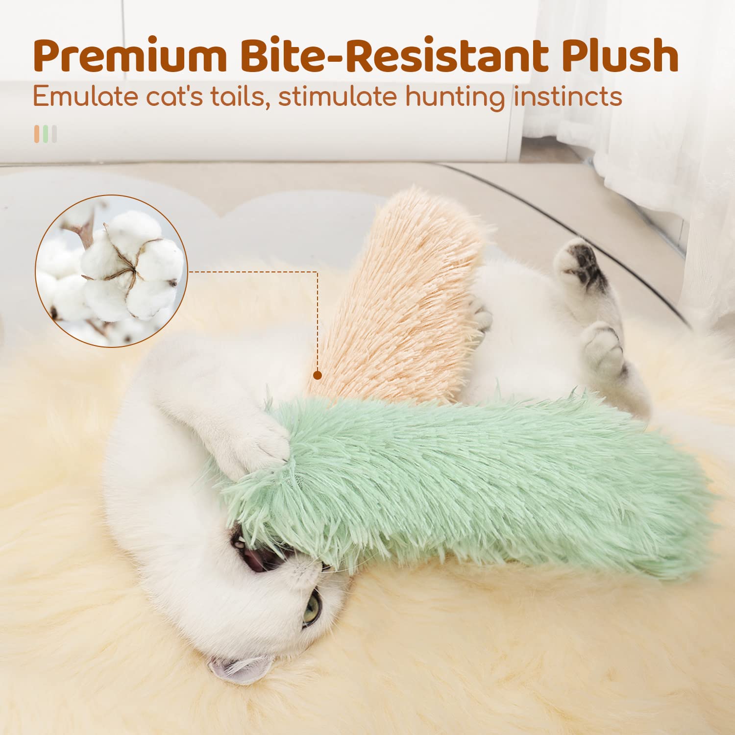 Potaroma Color Yellow Pillow sparks attention and interactive chasing games.