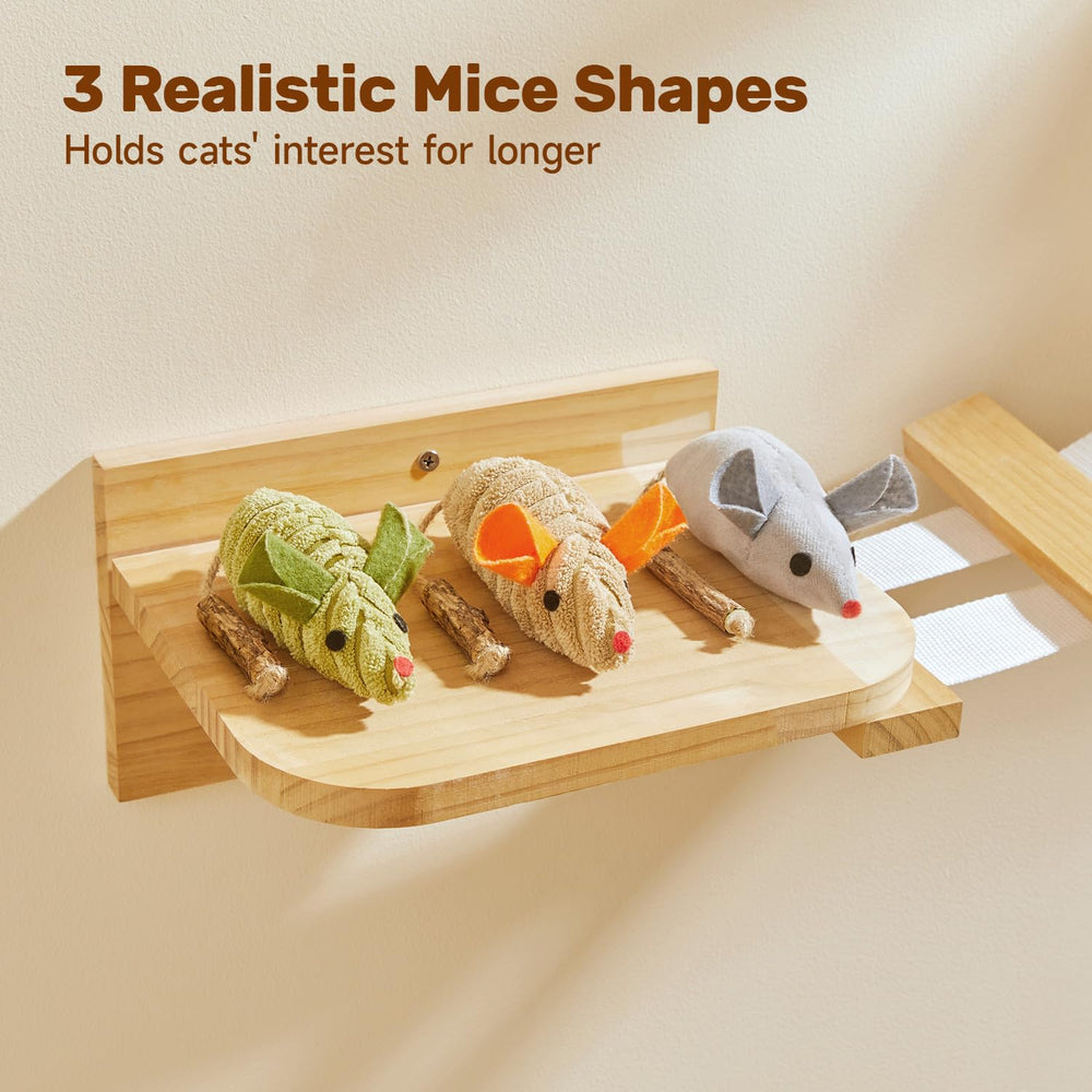 Potaroma Squeak Mice catnip aroma encourages movement during play