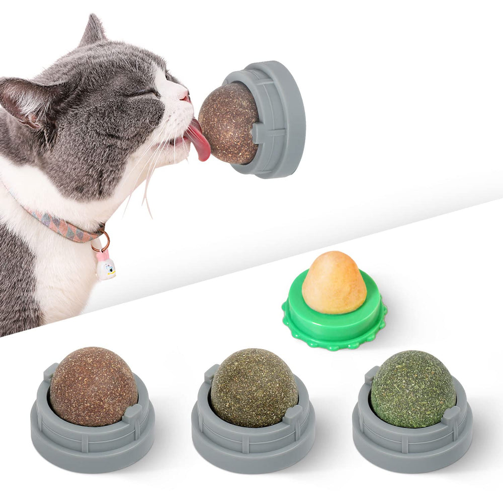Potaroma catnip ball toy 4-pcs set sparks playful exploration and bonding