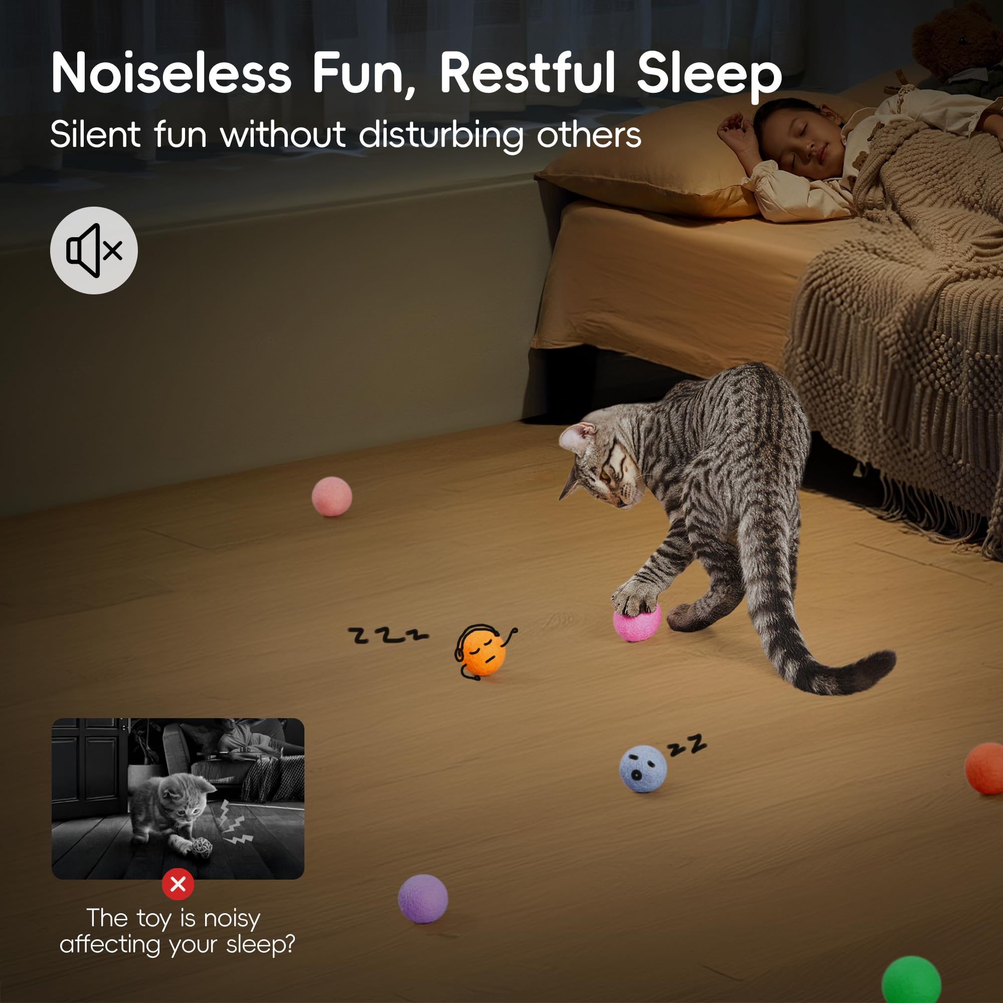 Potaroma catnip-inside ball highlights enticing scent for interactive batting and chasing sessions.