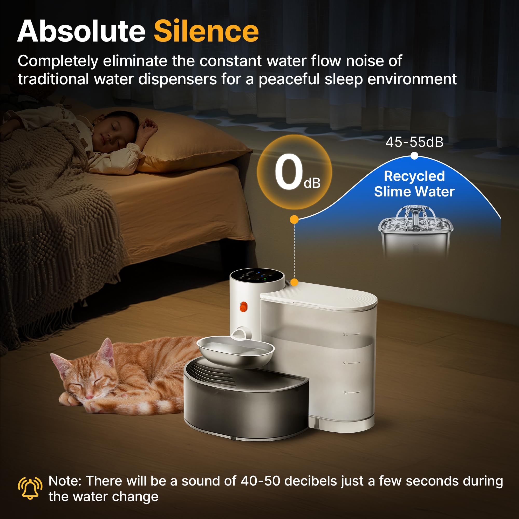 Potaroma cordless fountain offers flexible placement around the home