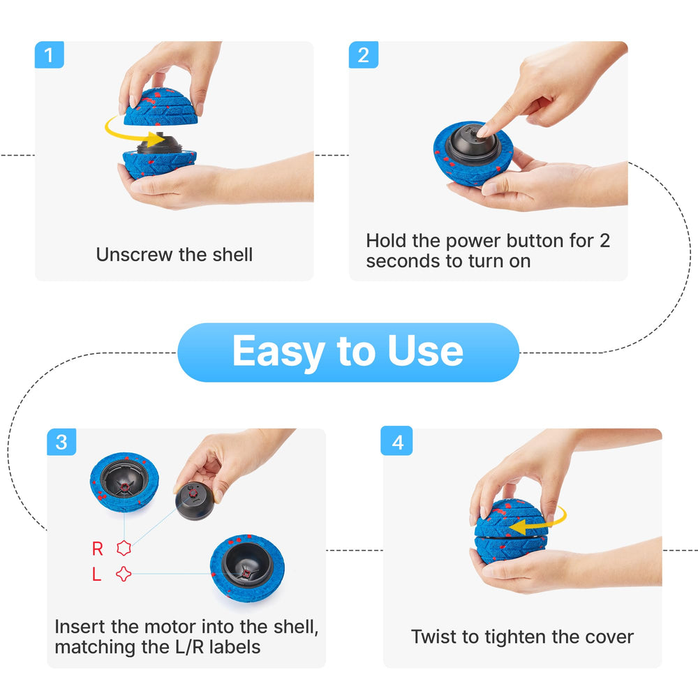 Potaroma dog ball toy in action demonstrates fetch and mental enrichment.