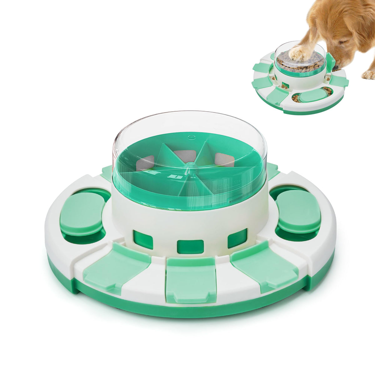 Potaroma dog puzzle toy level 1 lid access for treats