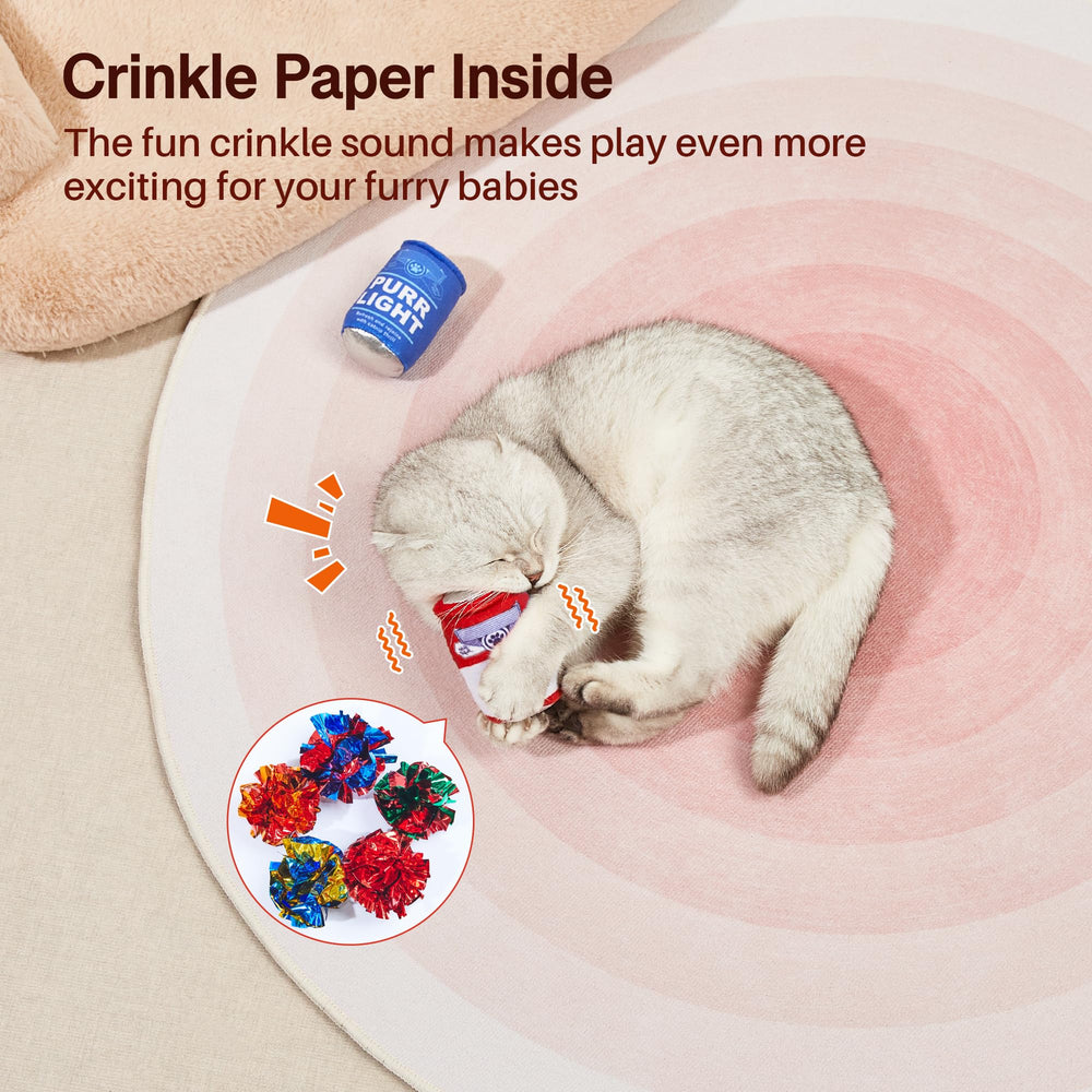 Potaroma durable plush cat toy remains safe during rough play