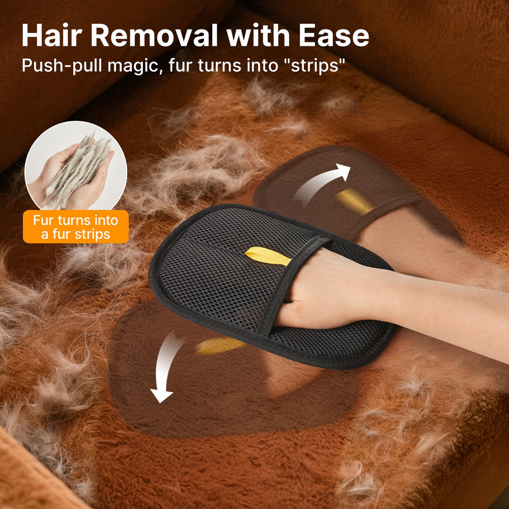 Potaroma electrostatic fur removal glove on fabric surfaces