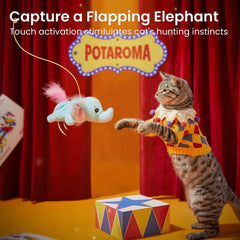 Potaroma elephant-catnip-inside invites sensory excitement and extended play