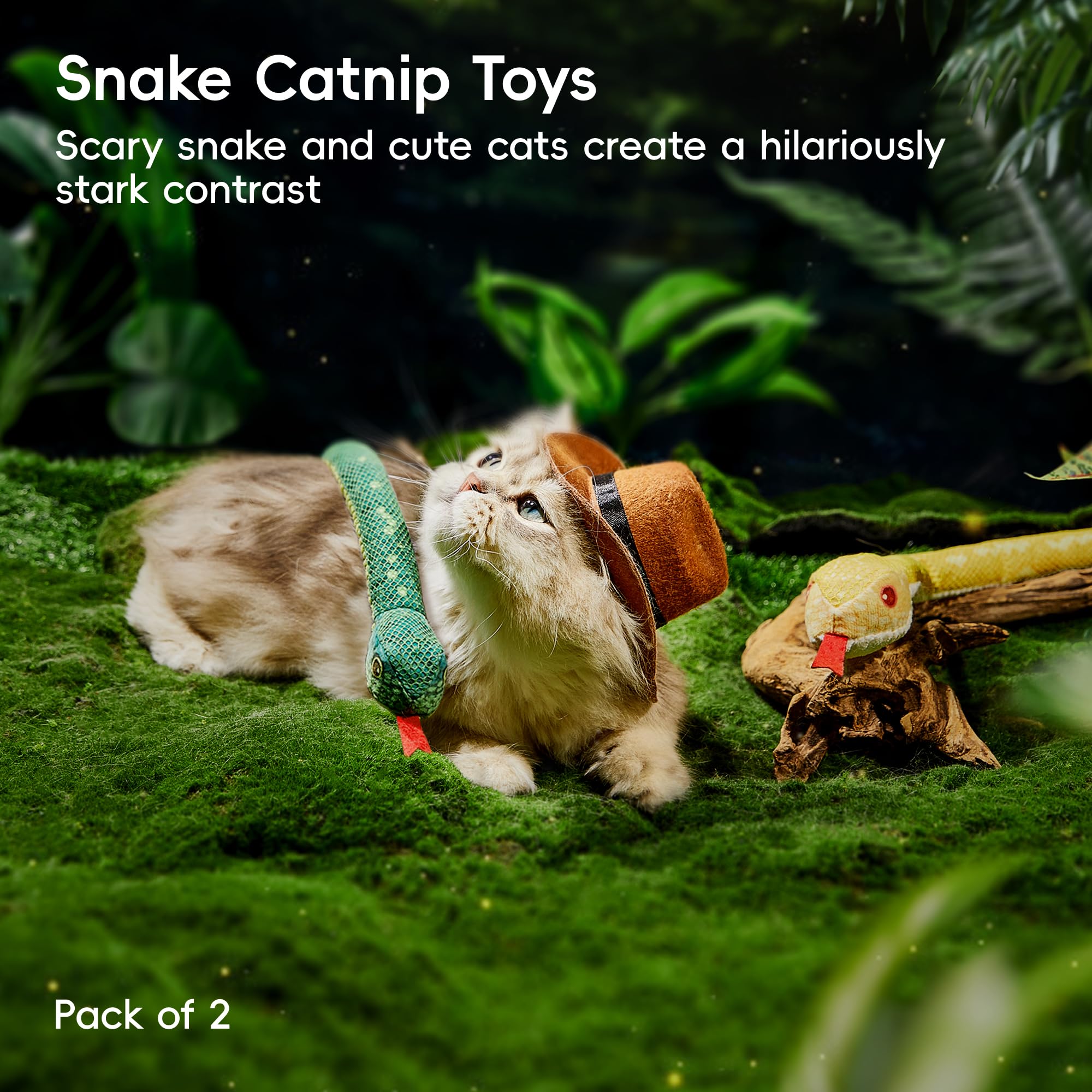 Potaroma Halloween snake toy 20in adds festive fun and indoor exercise opportunities.