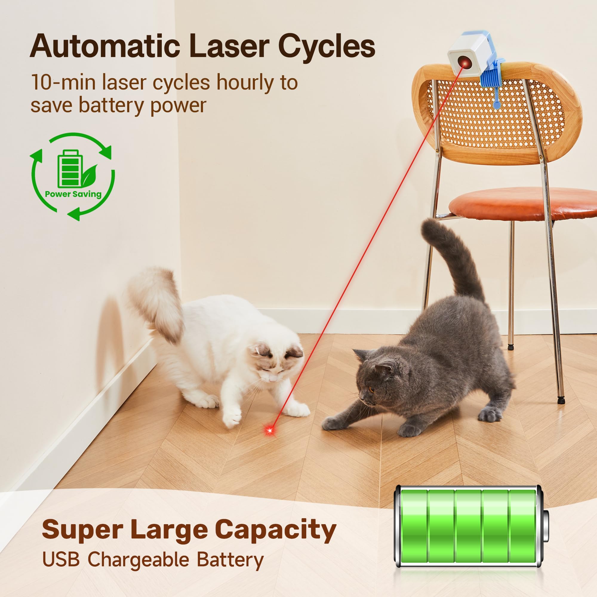 Potaroma pet-friendly laser play suitable for cats and dogs; ideal enrichment gift