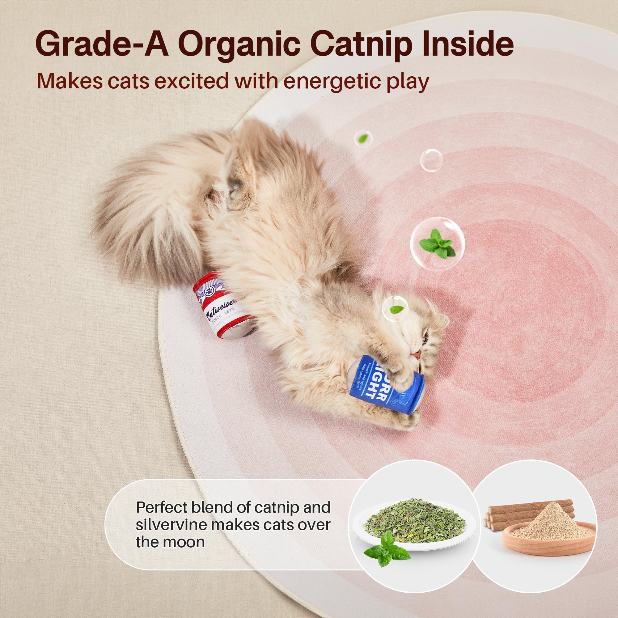 Potaroma silvervine-calming toy helps relax during cuddly downtime