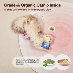 Potaroma silvervine-calming toy helps relax during cuddly downtime