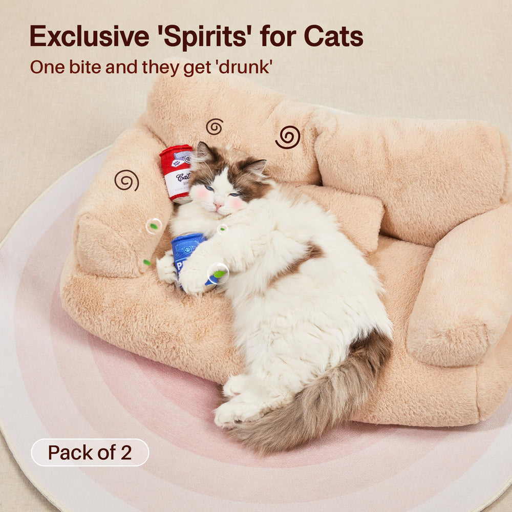 Potaroma two-piece cat toy set offers versatile play and companionship