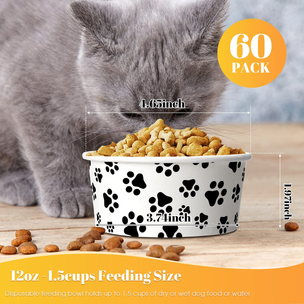 Potchen 12oz capacity disposable bowl for single-meal feeding and quick cleanup.
