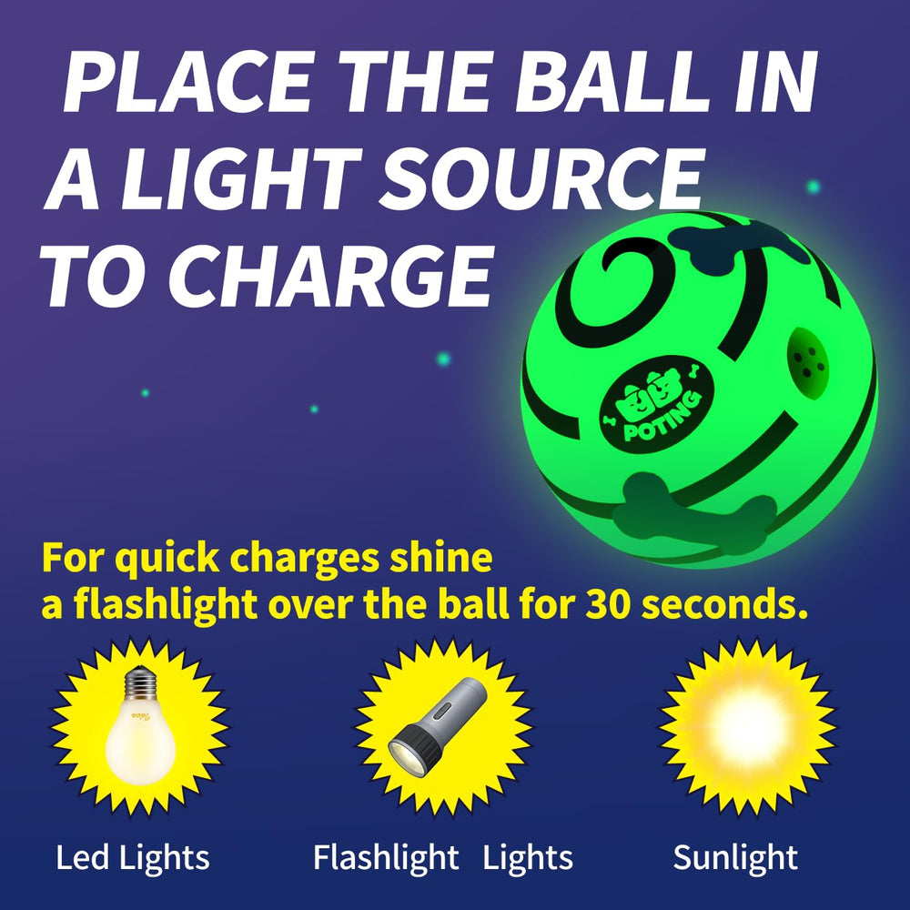 POTING Giggle Ball 3.14-inch size suitable for small dogs