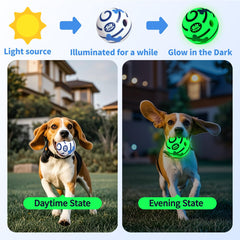 POTING Giggle Ball shows internal squeaky-noise feature during motion