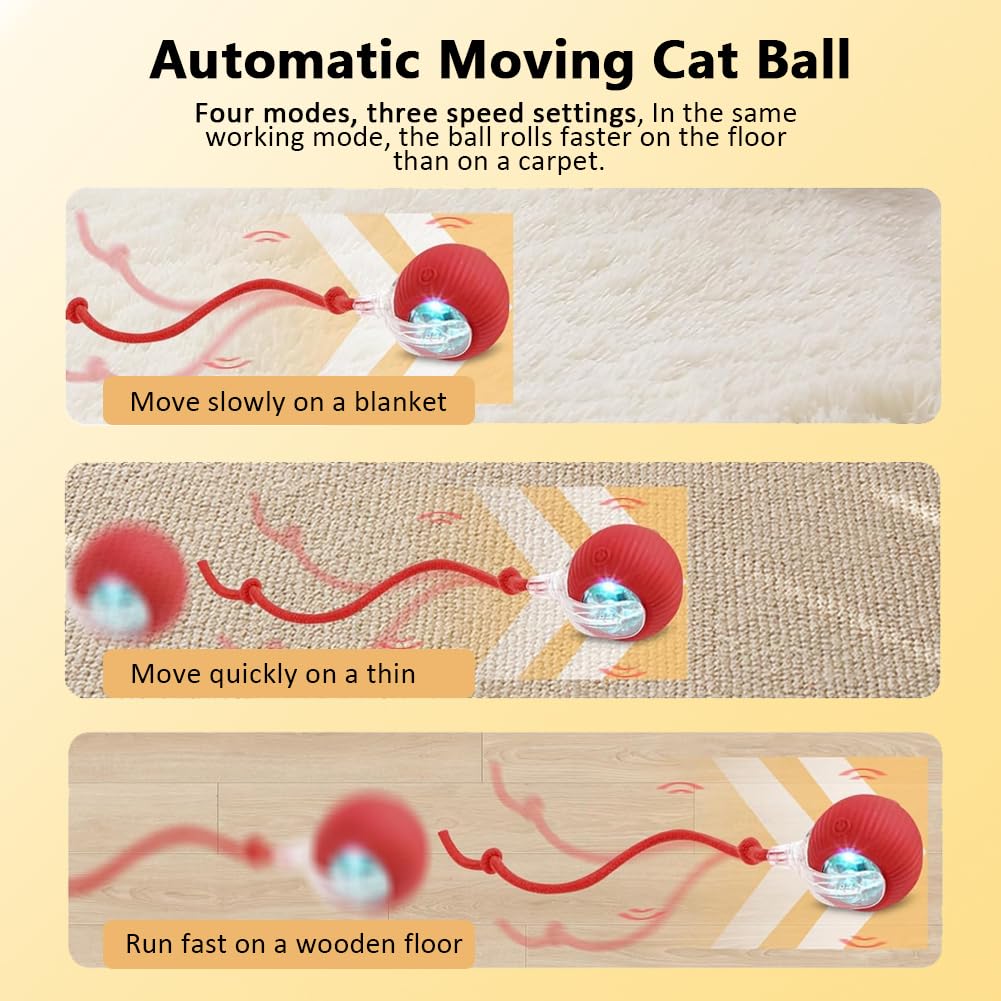 Pounce Pal cat toy charging port image emphasizes USB recharge for quick re-energizing