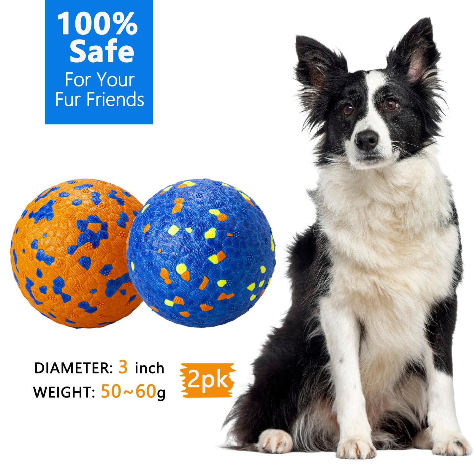 POUPUA floating fetch ball works on water and grass