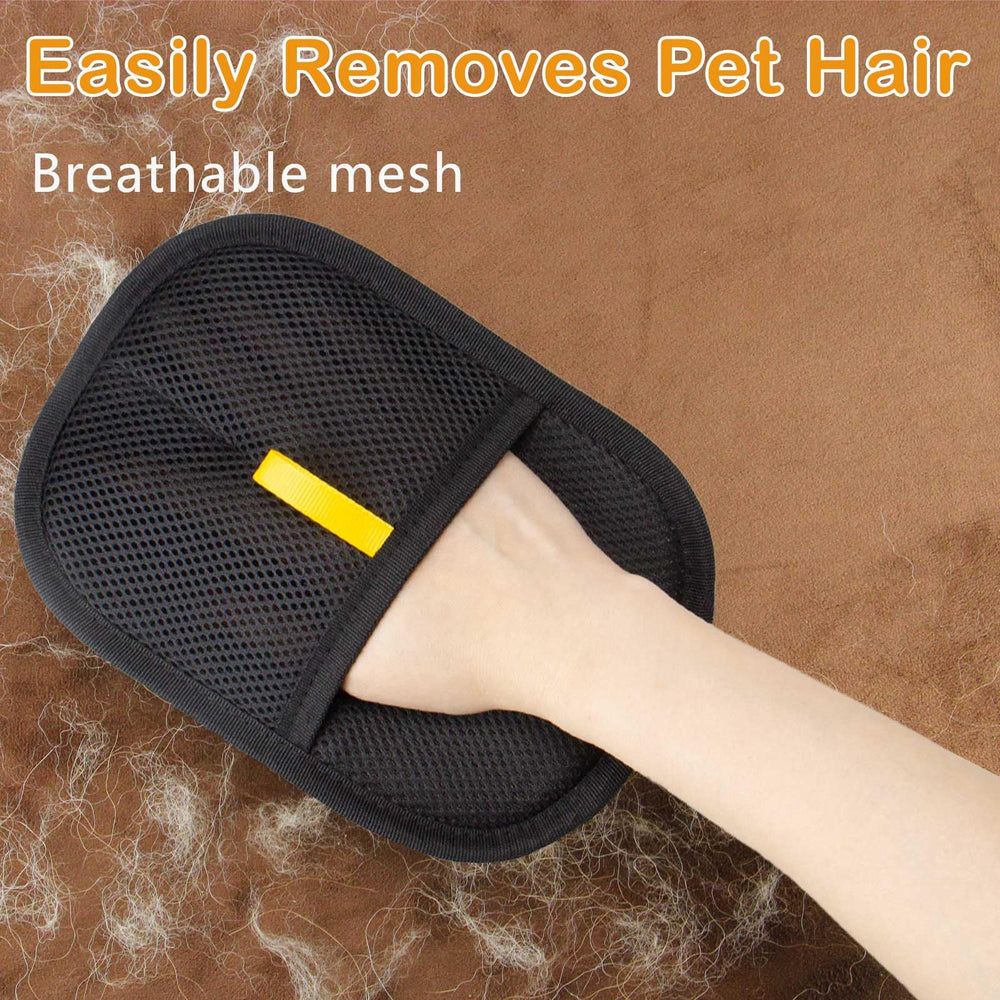 POUPUA reusable glove shown with hanging loop for easy storage
